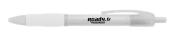 Stylo à bille coloris blanc  <br/>Lot de 50 