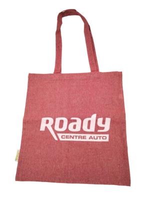 Sac shopping en coton recyclé  <br/> Lot de 50 pcs 